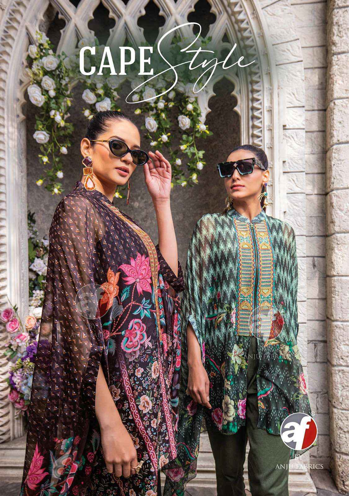 ANJU FABRICS CAPE STYLE NEW CATALOG WHOLESALE ONLINE SHOPPING