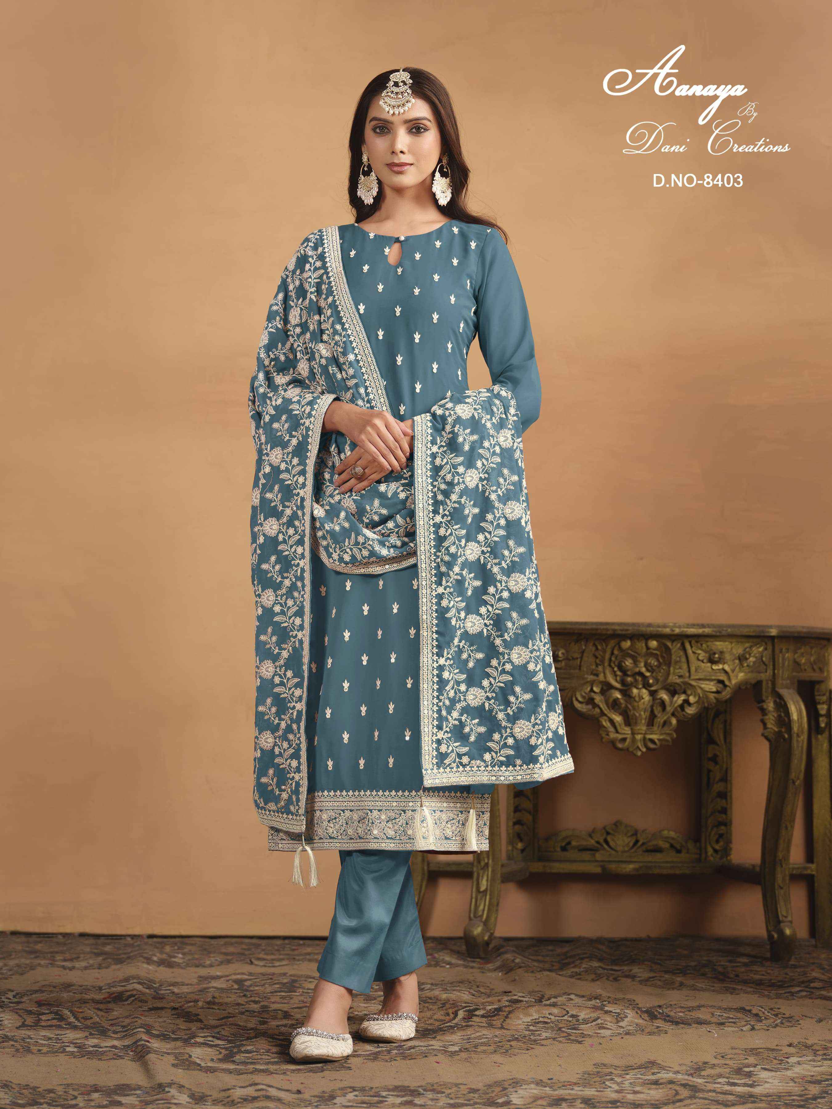 DANI CREATION AANAYA VOL 184 PARTY WEAR suits ( 4 PCS CATALOG )