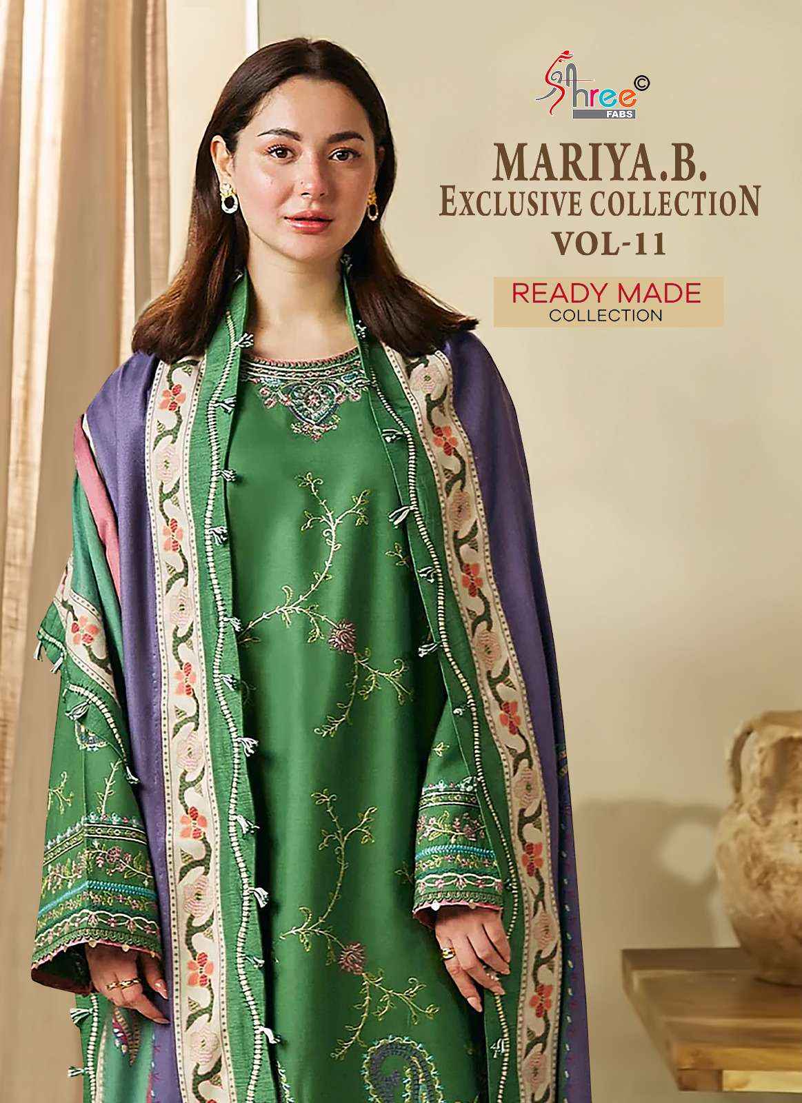 SHREE FABS MARIYA B EXCLUSIVE COLLECTION VOL 11 COTTON DESIGNER READYMADE SUIT ( 8 PCS CATALOG ) COTTON DUPATTA