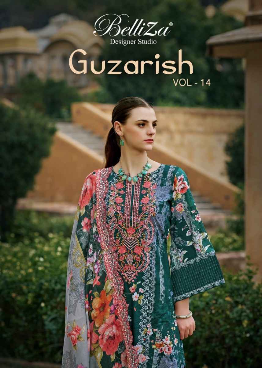 Belliza Guzarish Vol 14 Cotton Salwar Kameez Factory Price ( 8 pcs Catalogue )