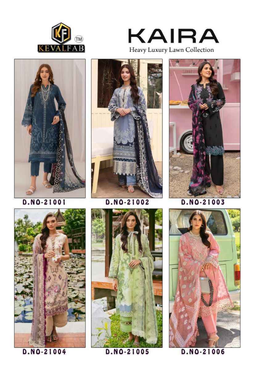 Keval Fab Kaira Vol 21 Cotton Dress Material ( 6 pcs Catalogue )