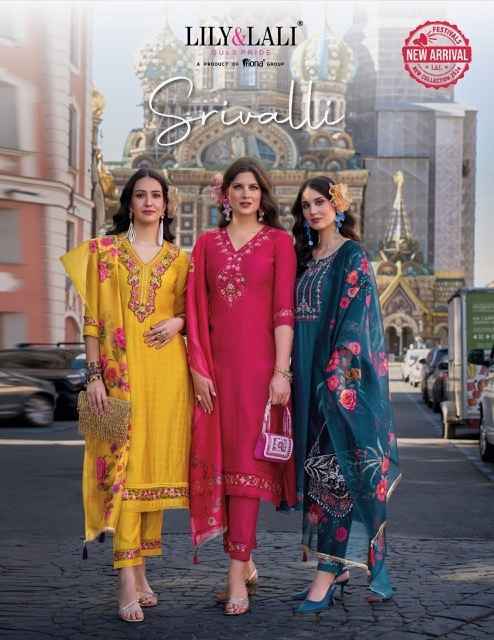 Lily & Lali Srivalli Viscose Designer Suits ( 6 pcs Catalogue )