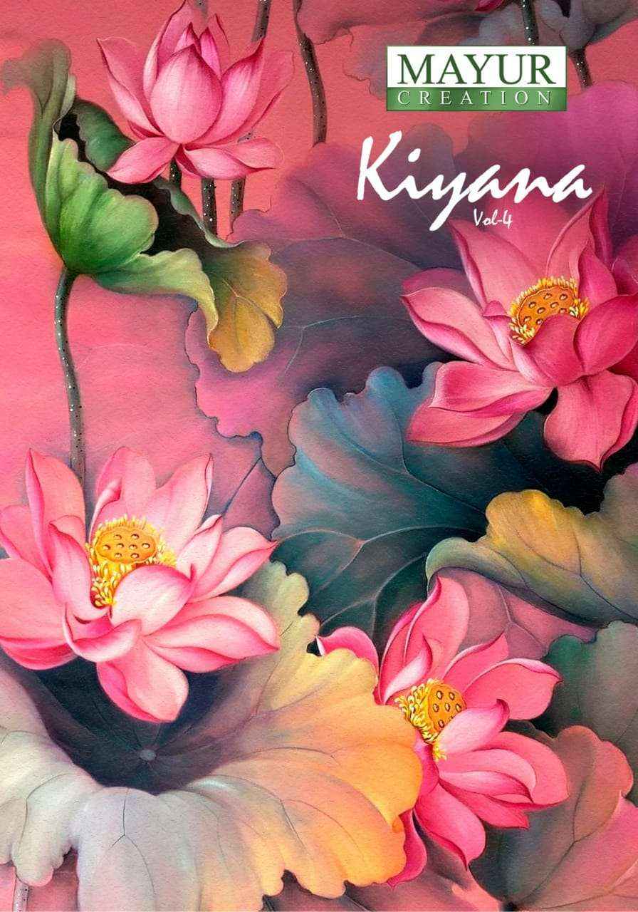 MAYUR CREATION KIYANA VOL 4 COTTON PRINT DRESS MATERIAL ( 10 PCS CATALOG )