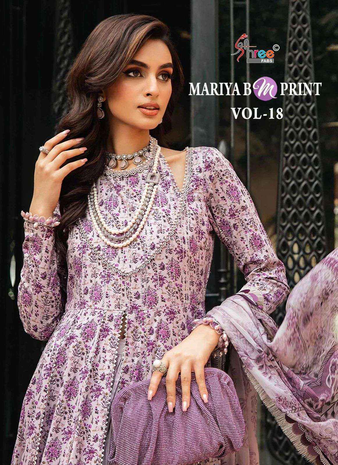 Shree Fabs Mariya B M Print Vol 18 Cotton Dress Material ( 6 pcs Catalogue )