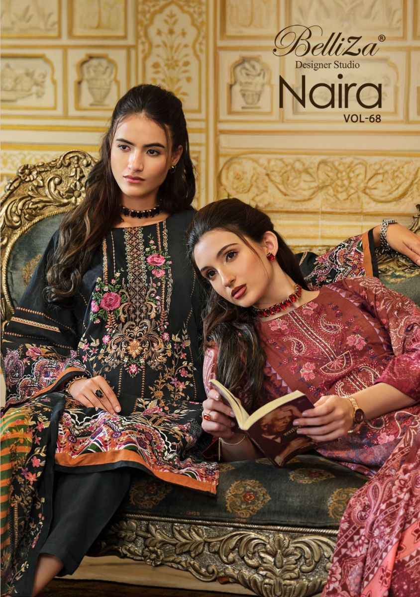 Belliza Naira Vol 68 Cotton Dress Material ( 8 pcs Cataloge )