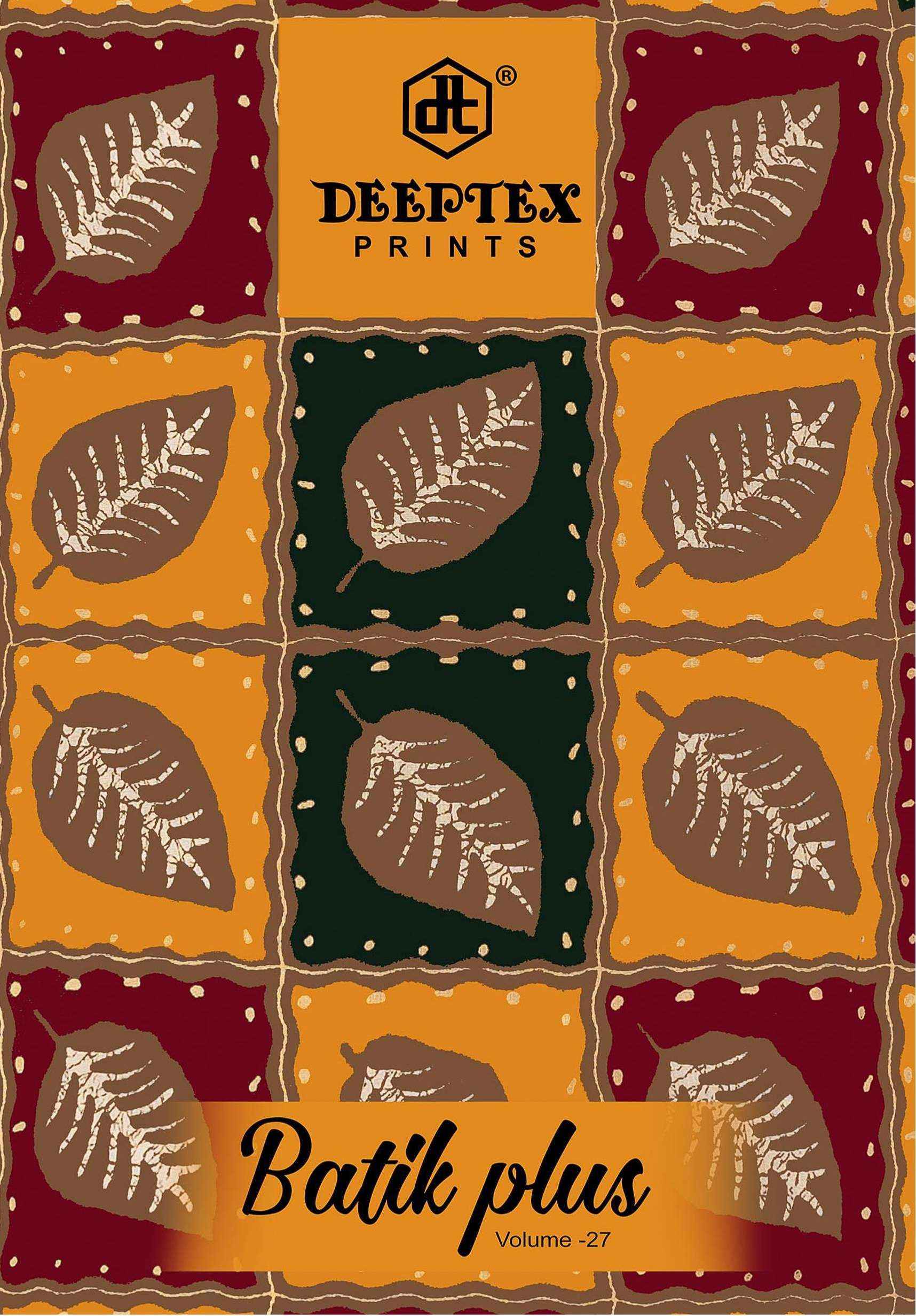 DEEPTEX PRINTS BATIK PLUS VOL 27 COTTON PATIYALA SUIT ( 10 PCS CATALOG )