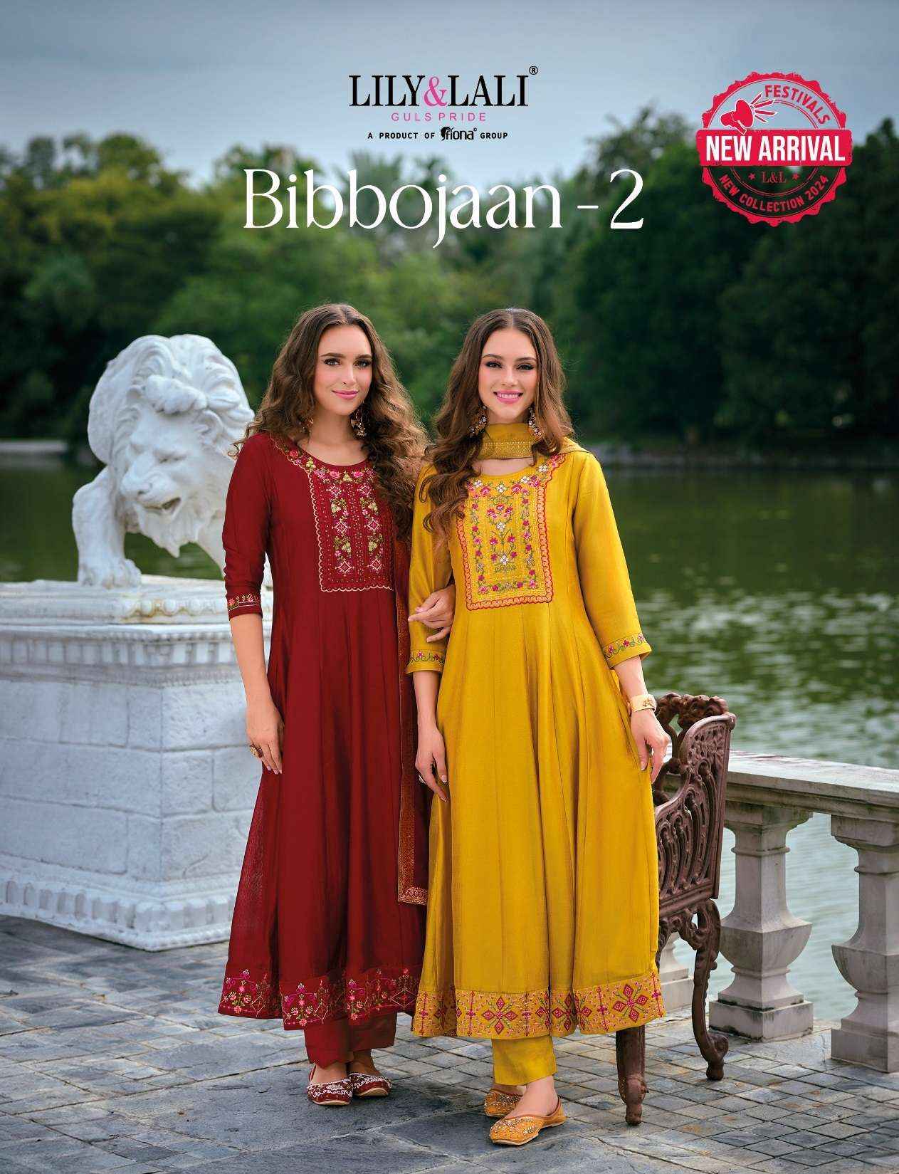 LILY AND LALI BIBBOJAAN VOL 2 ANARKALI STYLE READY MADE SUIT ( 6 PCS CATALOG )