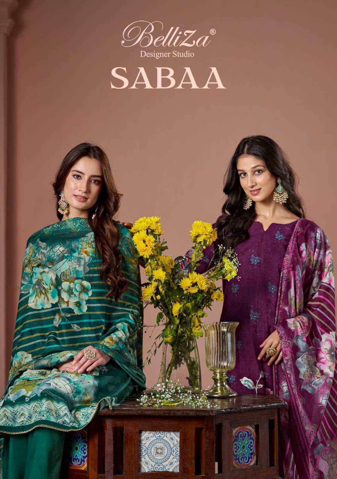 Belliza Designer Sabaa Wholesale Rayon Ladies Dress Material ( 6 pcs Catalogue )