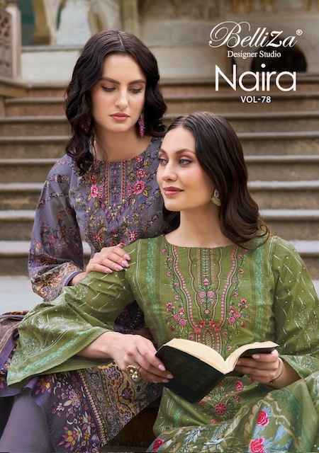 Belliza Naira Vol 78 Cotton Dress Material 8 pcs Cataloge