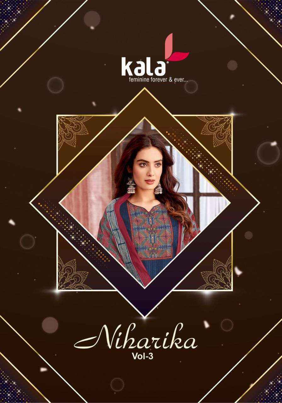 Kala Niharika Vol 3 Cotton Salwar Kameez Latest Catalog ( 8 pcs Catalogue )