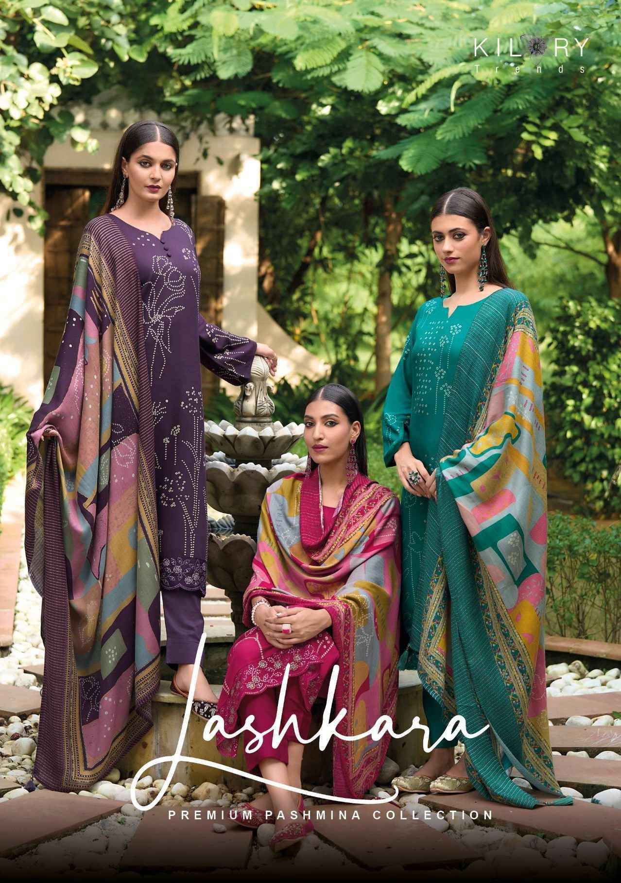 Kilory Lashkara Pashmina Viscose Design Suit Winter Pashmina Suit ( 8 Pcs Catalog )