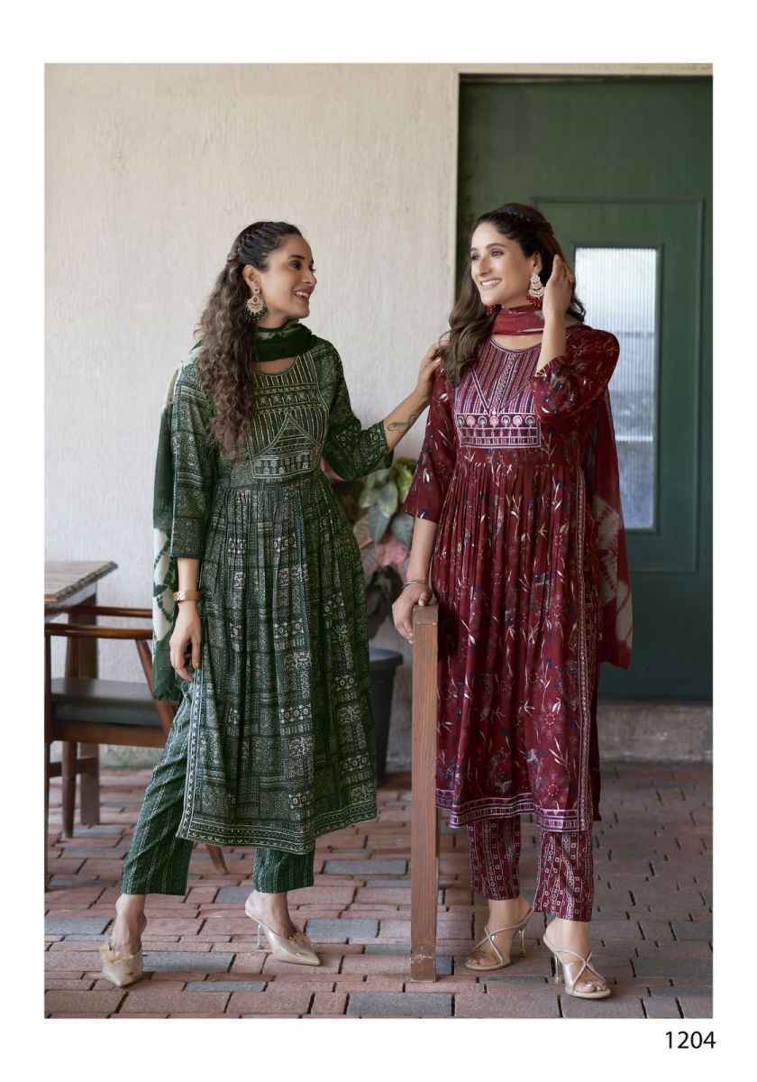 Mystic 9 Sara Vol 12 Readymade Rayon Suits  ( 8 Pcs Catalog ) Surat Textile Market