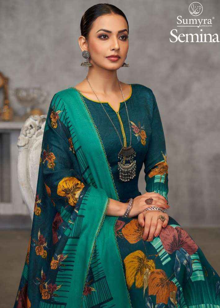 Radhika Fashion Semina Pashmina Ladies Salwar Kameez Latest Catalog ( 4 pcs Catalogue }