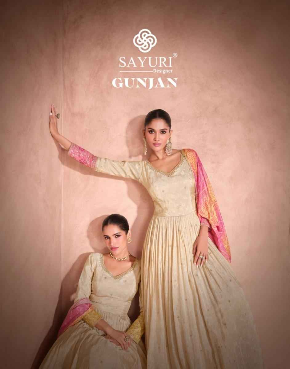 Sayuri Designer Gunjan Readymade Simar Viscouse Dress 2 pcs Catalogue