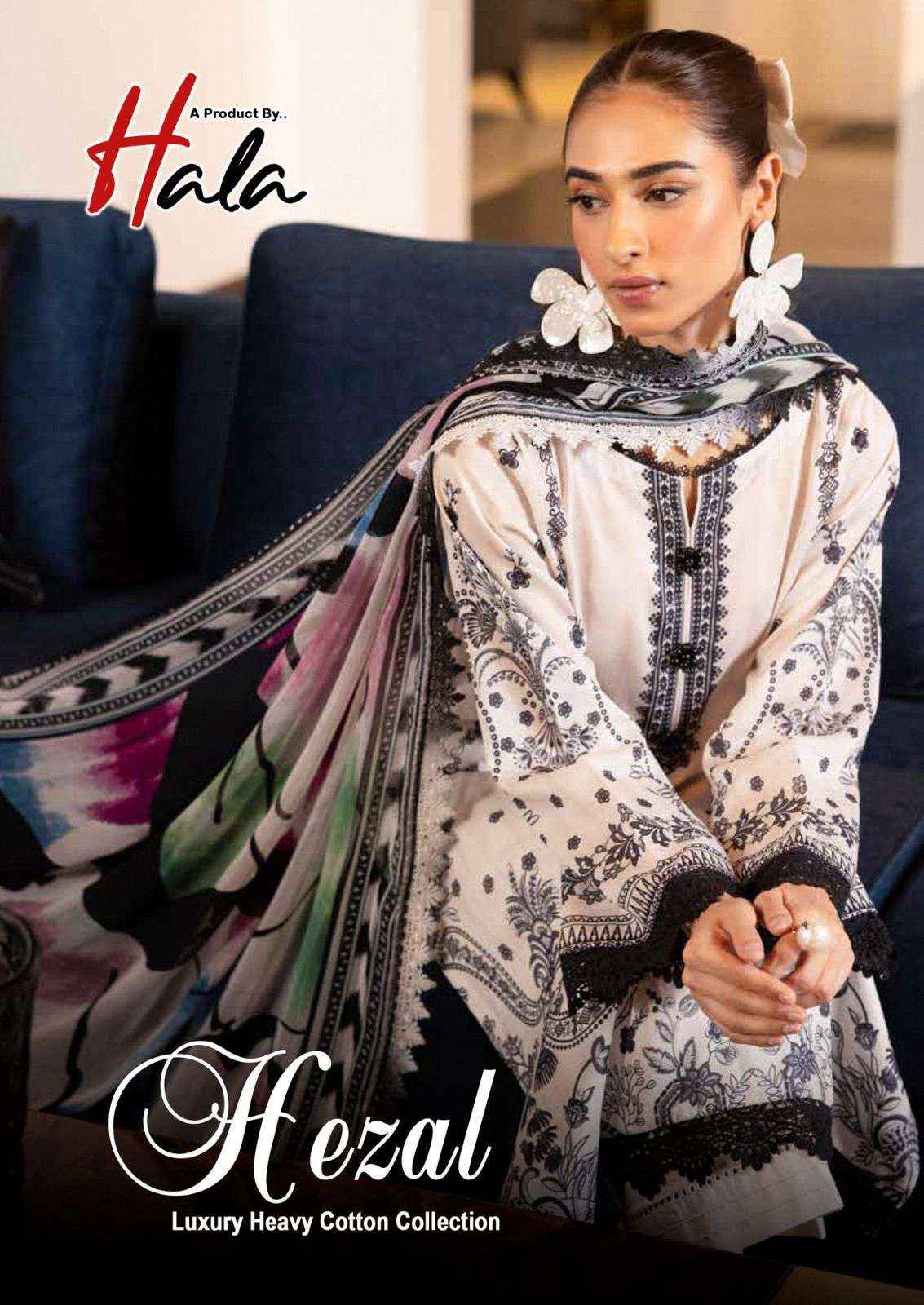 Hala Hezal Pure Cotton Karachi Salwar Kameez At Wholesale Price ( 6 Pcs Catalogue )