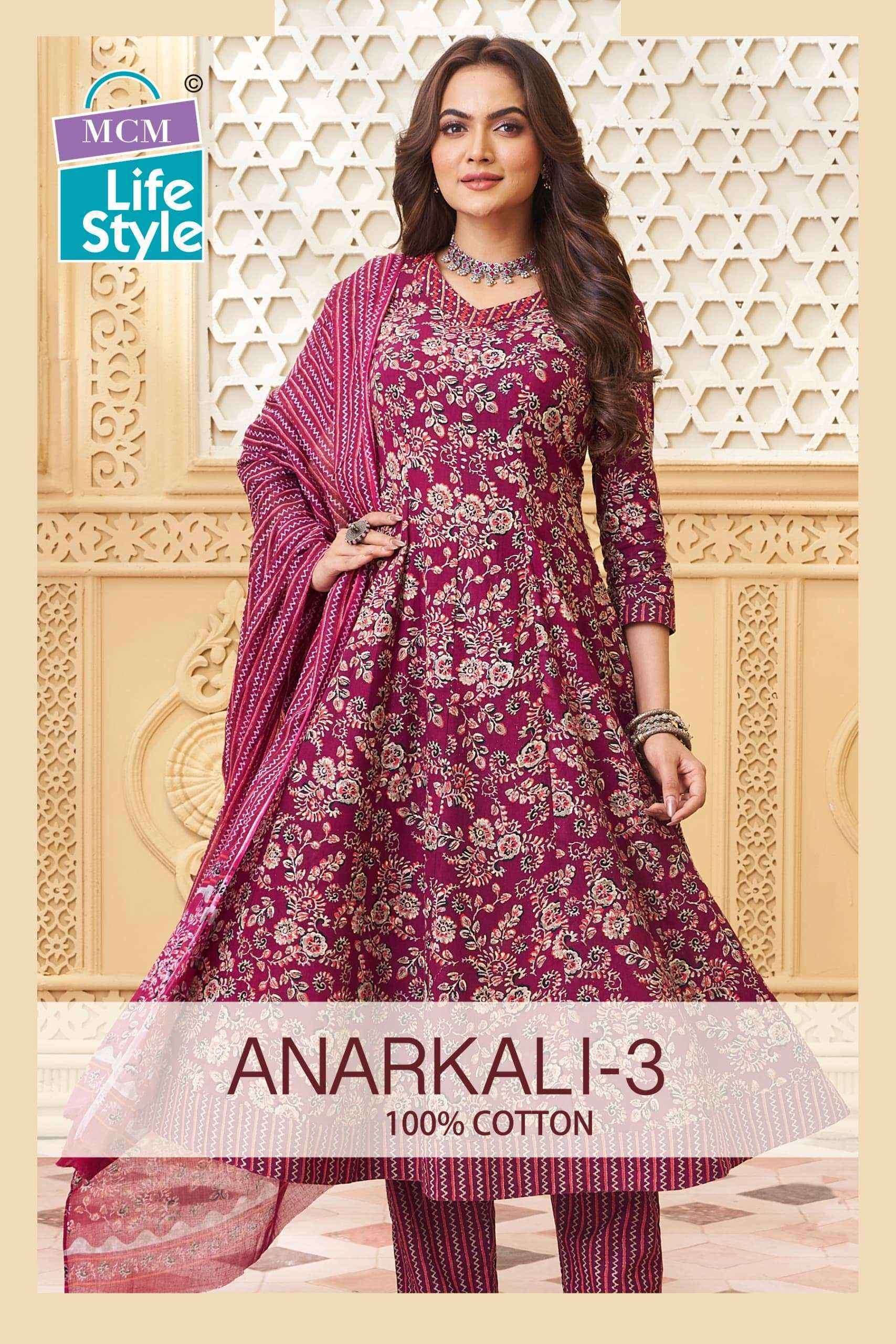 Mcm Anarkali vol 3 Readymade suits ( 10 pcs catalogue )