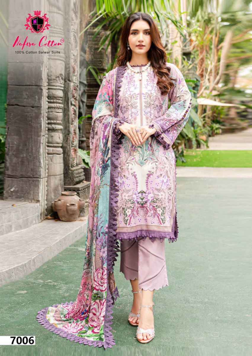 Nafisa Cotton Esra Karachi Vol 7 Cotton Dress Material Wholesale Price ( 6 Pcs Catalog )