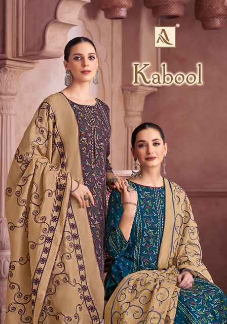 Alok Suits Kabool Viscouse Dress Material ( 6 pcs Catalogue )