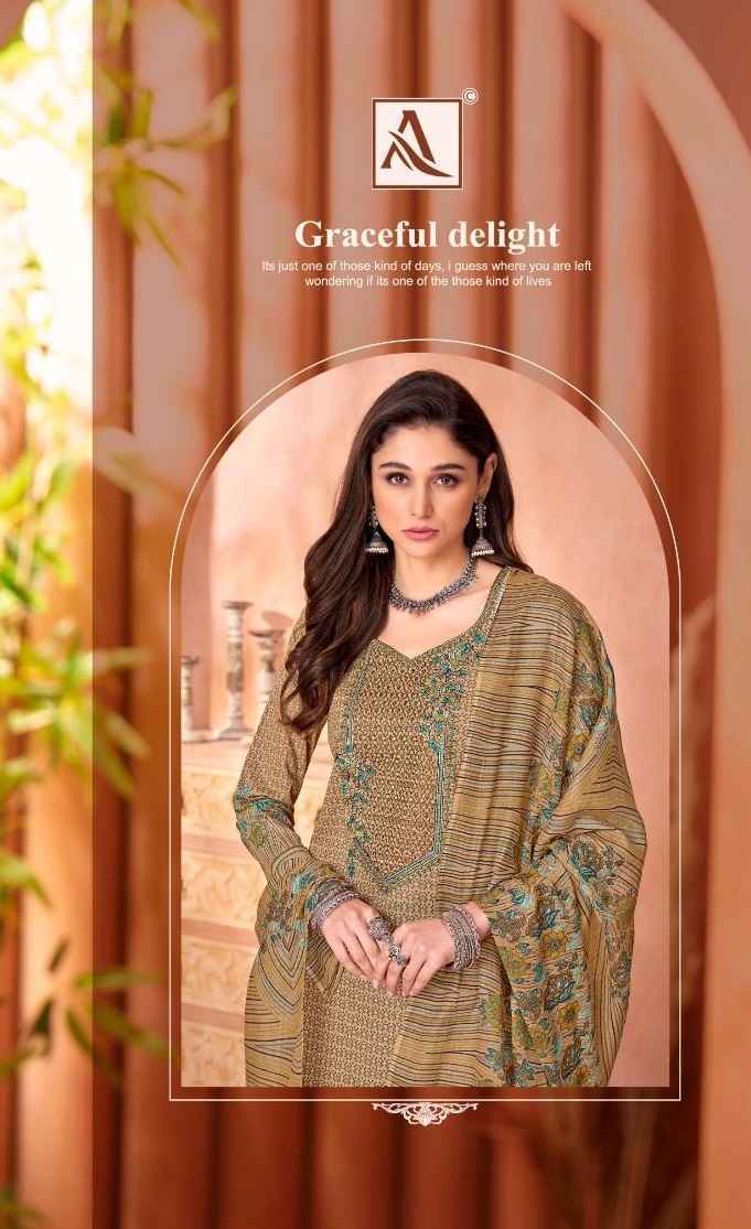 Alok Suits Mani Wholesale Cambric Cotton Dress Material ( 8 pcs Catalogue )