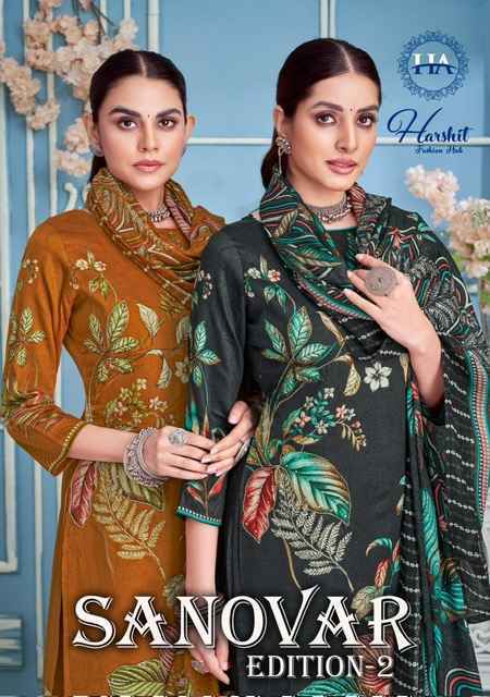 Harshit Fashion Sanovar Edition 2 Wholesale Zam Cotton Dress Material ( 6 pcs Catalogue )