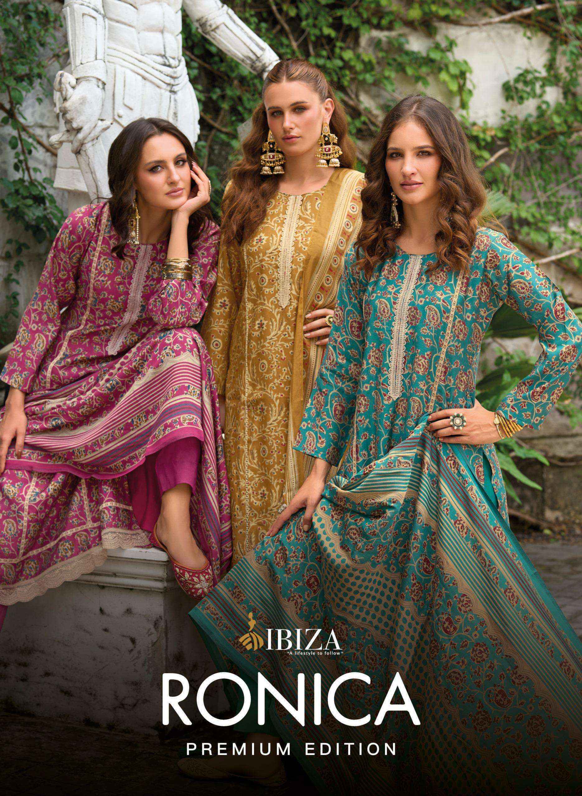 Ibiza Ronica Viscouse Dress Material Wholesale Price ( 8 Pcs Catalog )