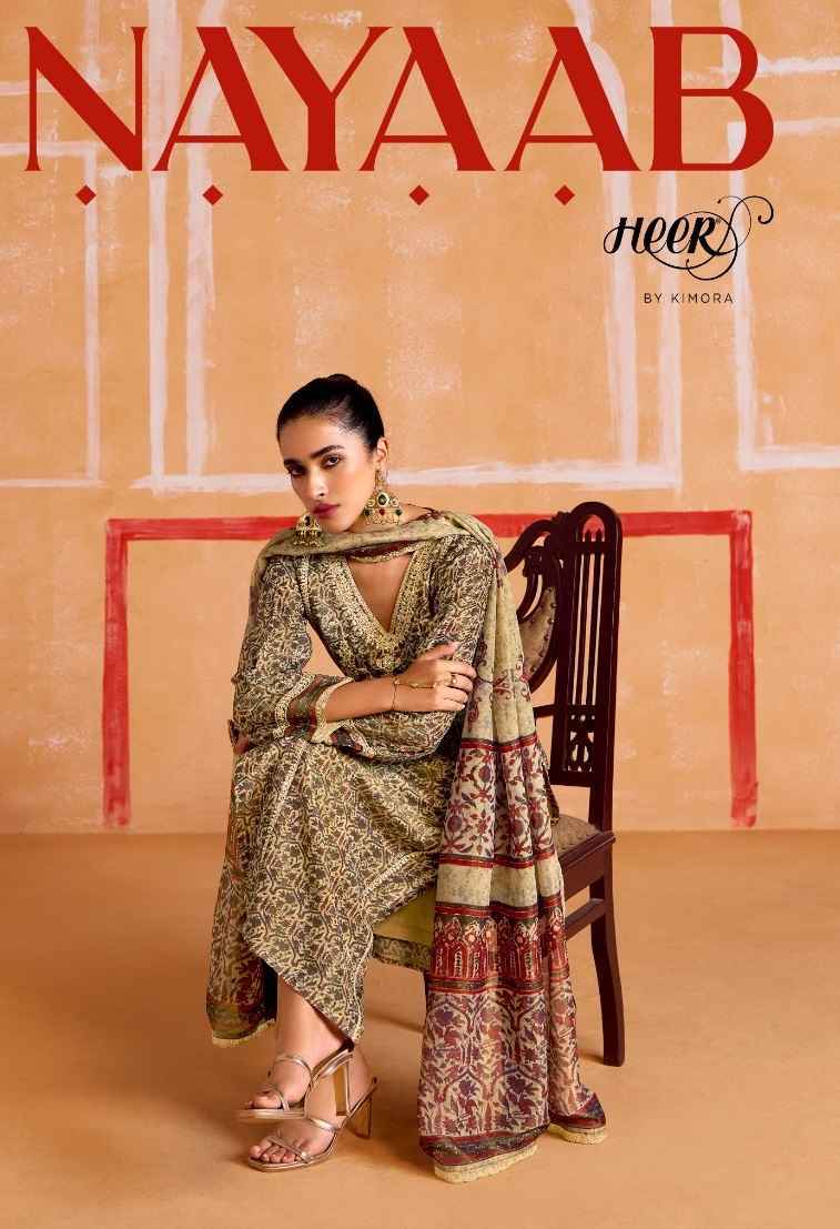 Kimora Heer Nayaab Musline Dress Material Wholesale Price ( 6 Pcs Catalog )