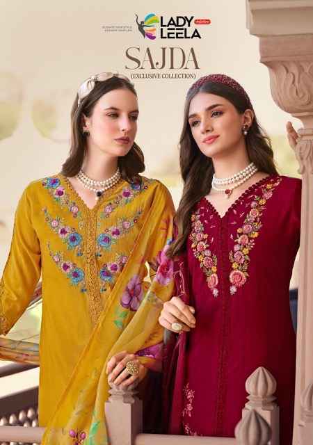 Lady Leela Sajda Wholesale Viscouse Readymade Suits ( 6 pcs Catalogue )