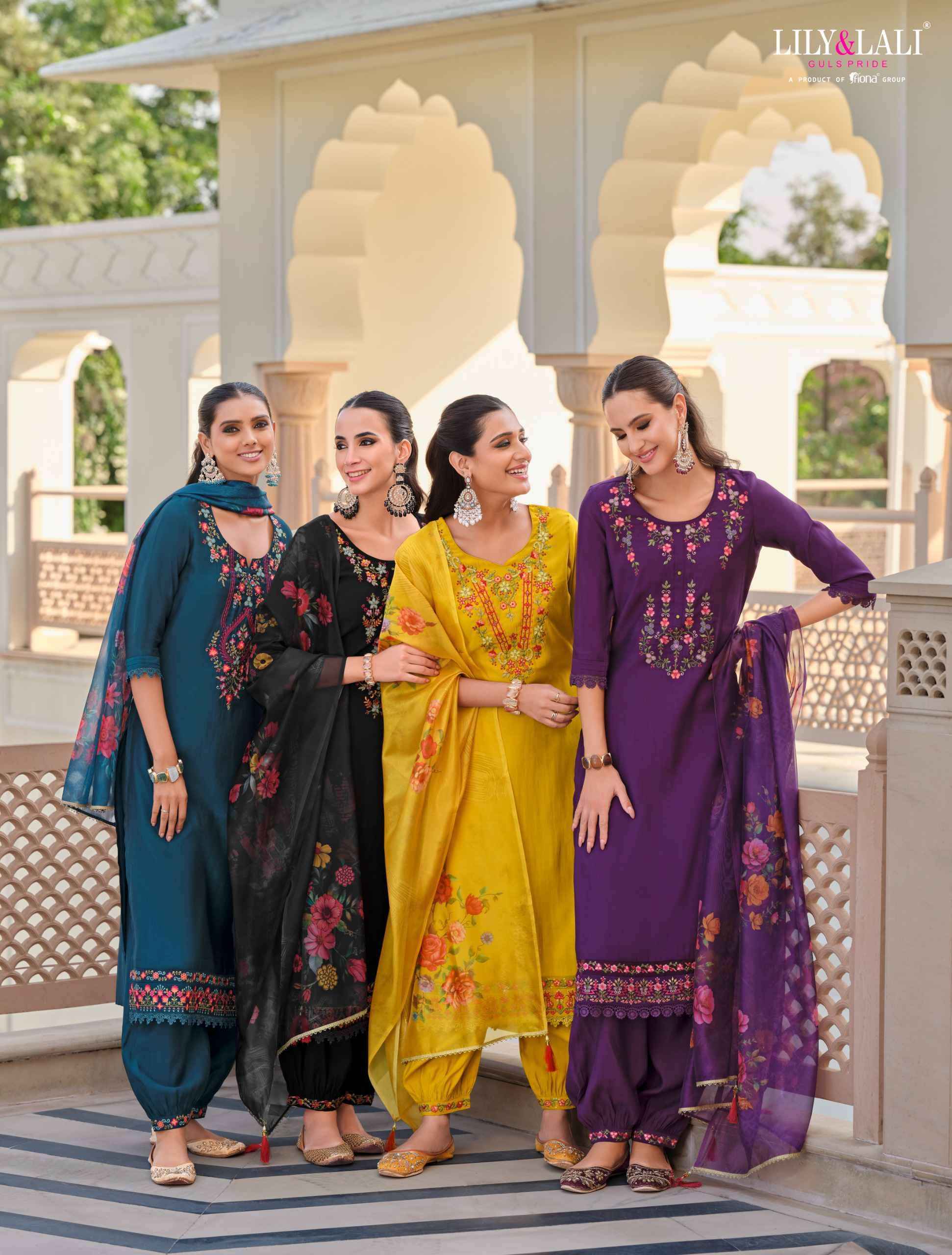 Lily And Lali Afghani Vol 5 Wholesale Silk Afghani Designer Readymade Suits ( 6 pcs Catalogue )