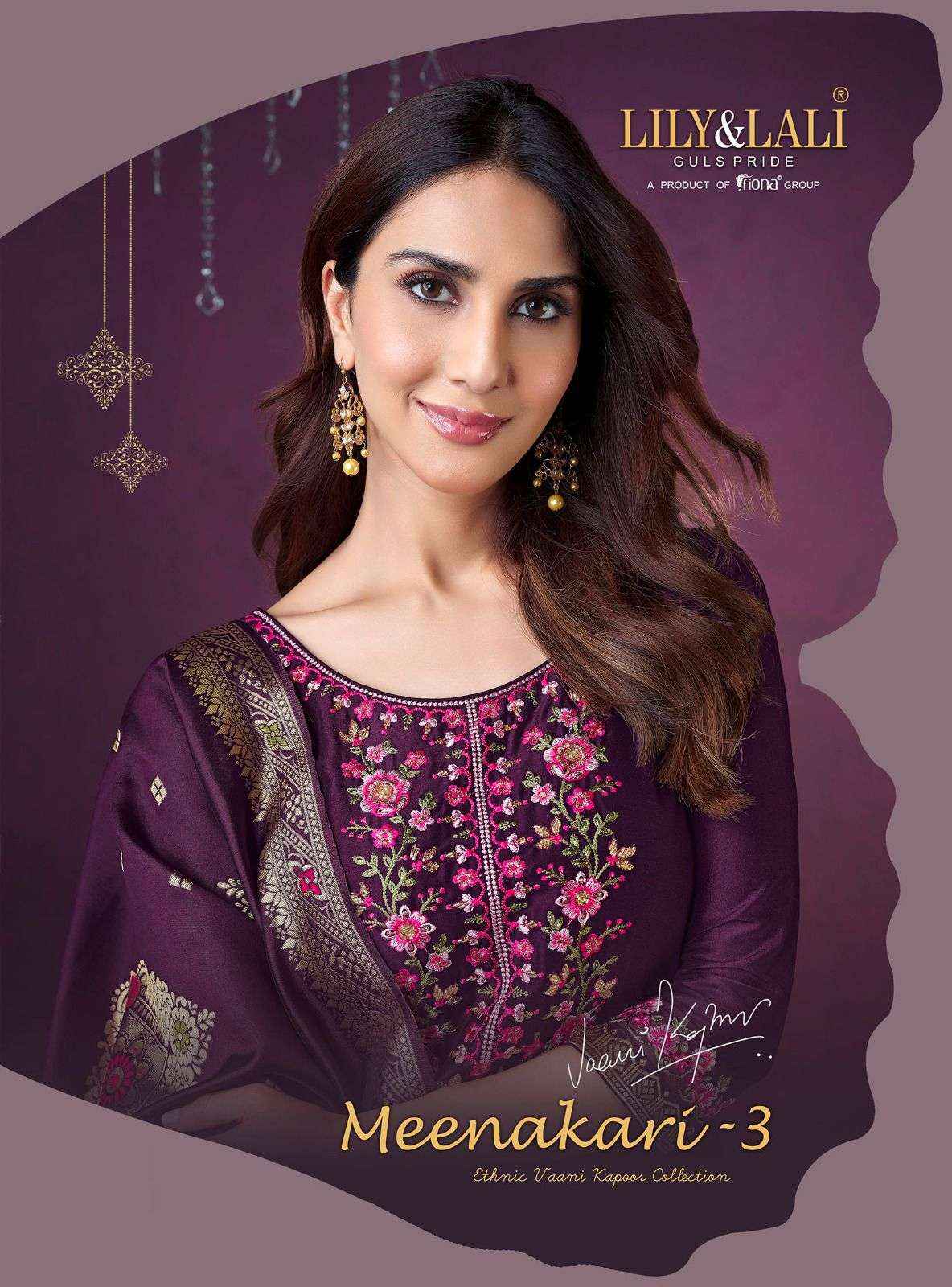 LILY & LALI DESIGNER MEENAKARI VOL 3 READYMADE DESIGNER SUITS ( 8 PCS CATALOG )