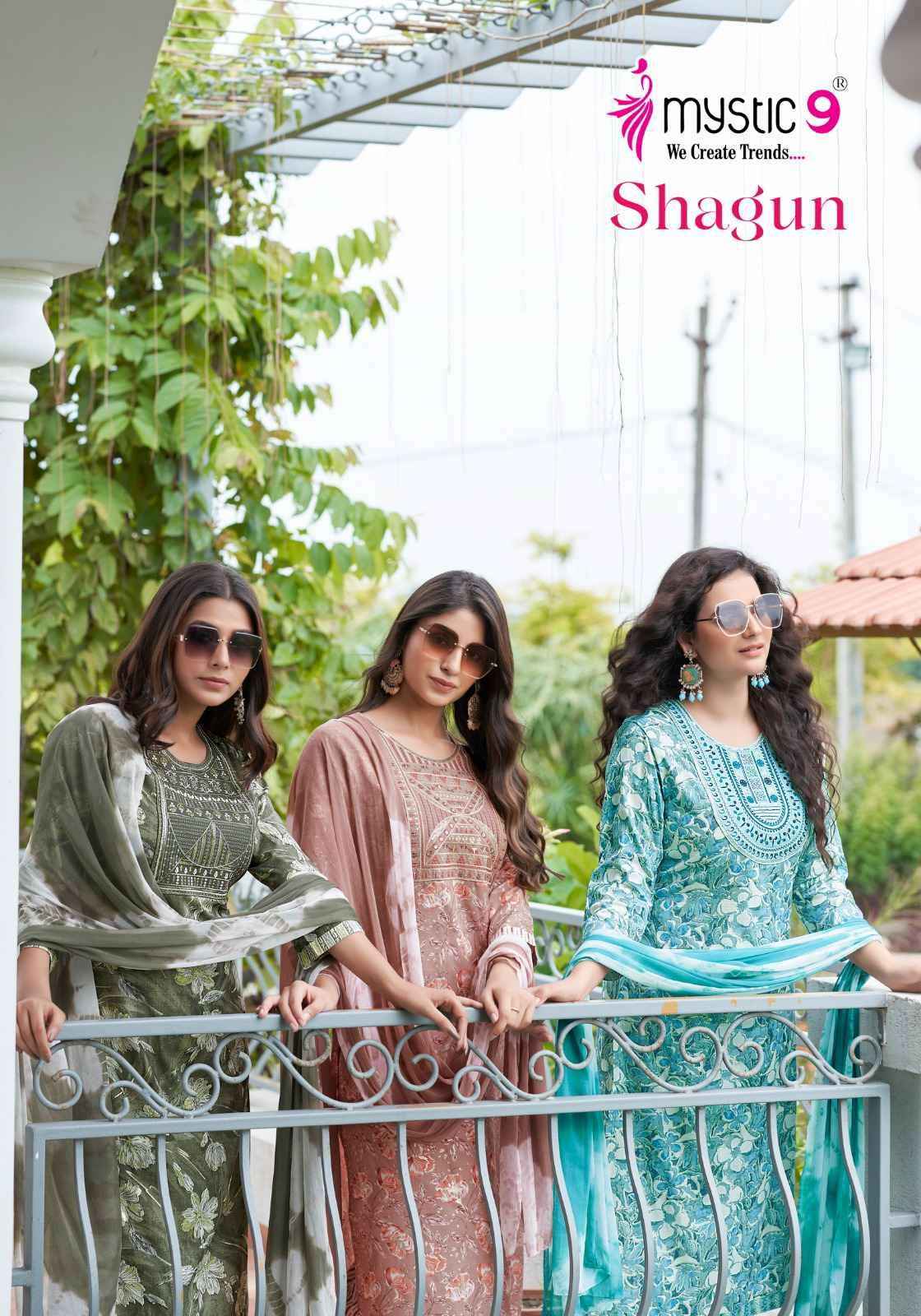 Mystic 9 Shagun Vol 12 Wholesale Designer Readymade Suits ( 8 Pcs Catalogue )