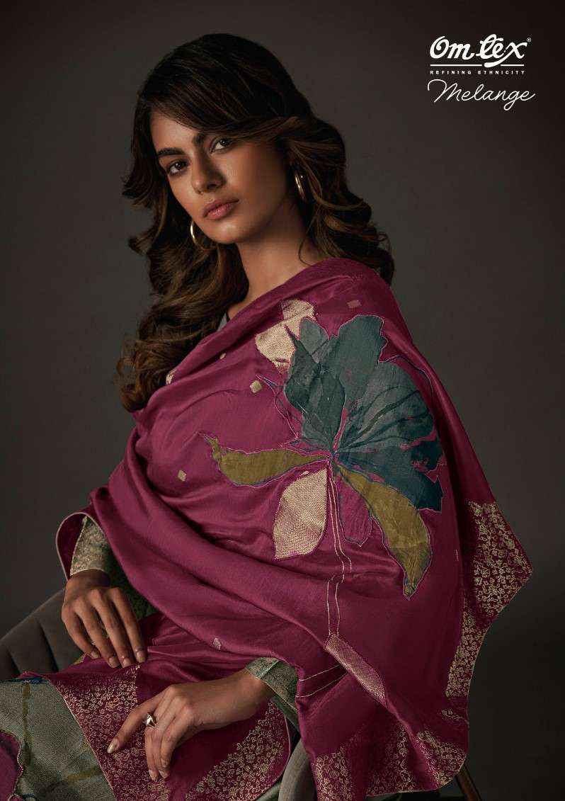 Omtex Milange Exclusive Muslin Jacquard Suit Dress Material Wholesale Price ( 4 Pcs Catalog )