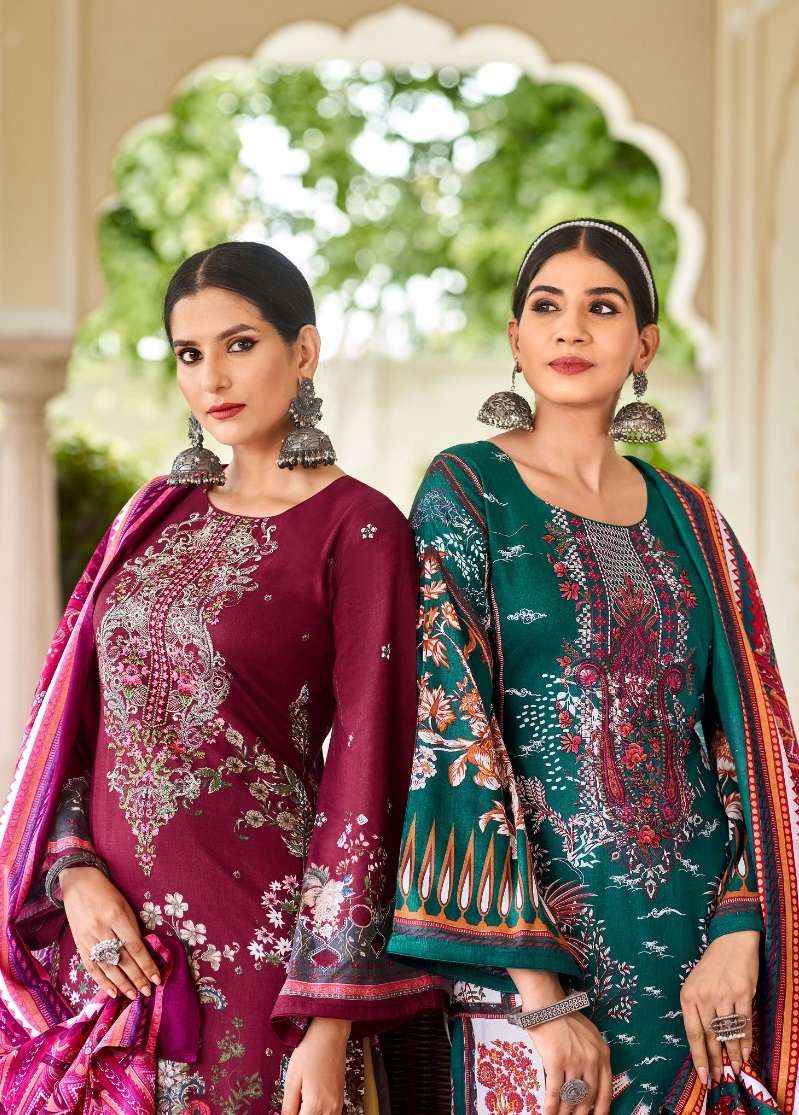 RIAZ ARTS MOHABBAT WHOLESALE LAWN COTTON PAKISTANI DRESS MATERIAL ( 8 PCS CATALOGUE )