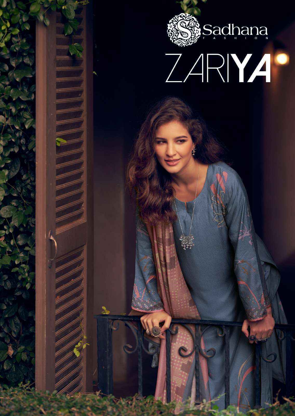 Sadhana Fashion Zariya Wholesale - Musline Silk Dress Material ( 6 pcs Catalogue )