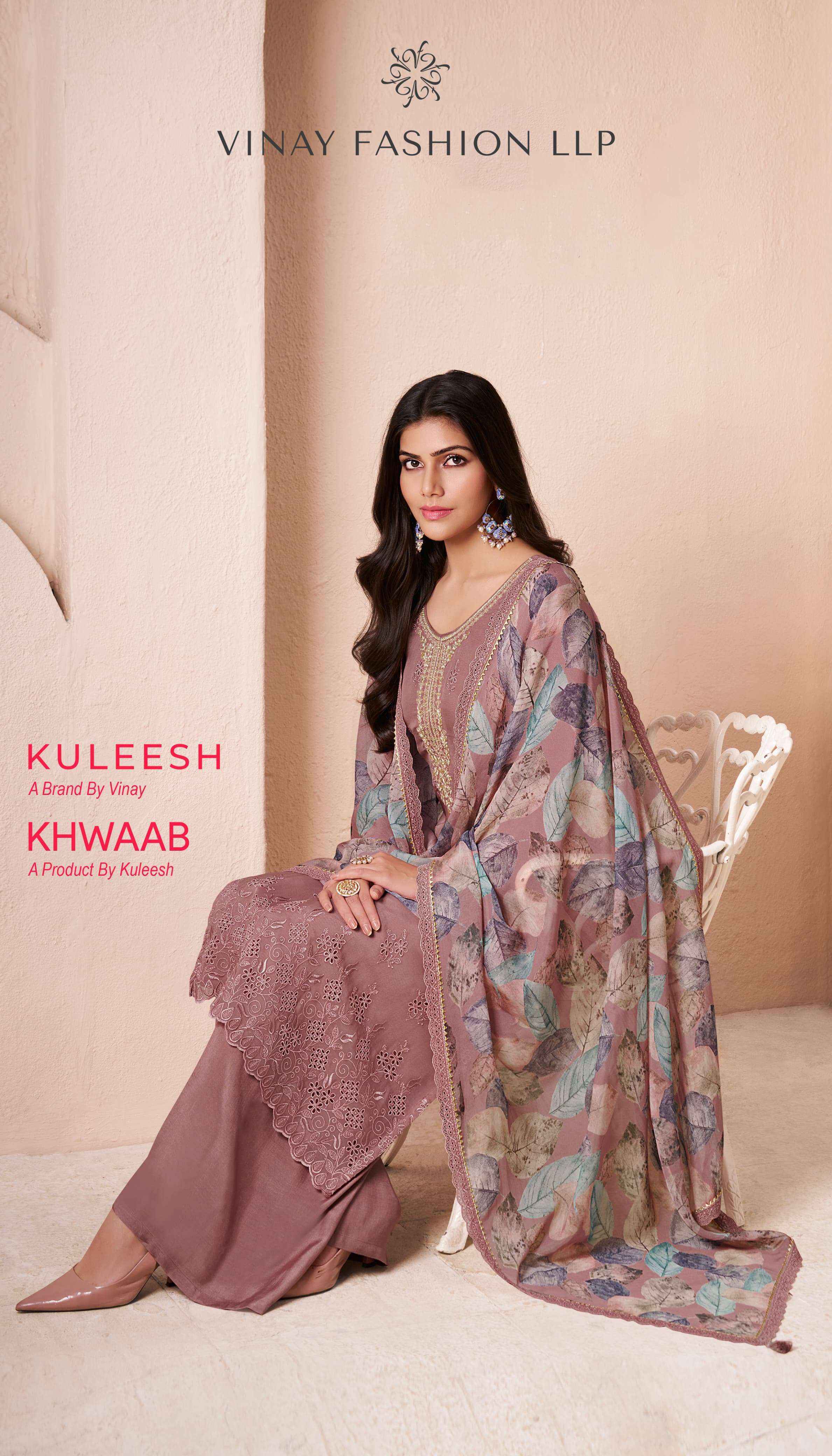 Vinay Fashion Kuleesh Khwaab Organza Dress Material Wholesale Price ( 4 Pcs Catalog )