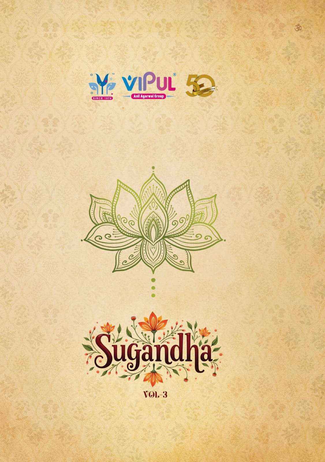 Vipul Sugandha Vol 3 85707 TO 85710 Designer Style Georgette Saree Wholesale Price ( 4 Pcs Catalog )