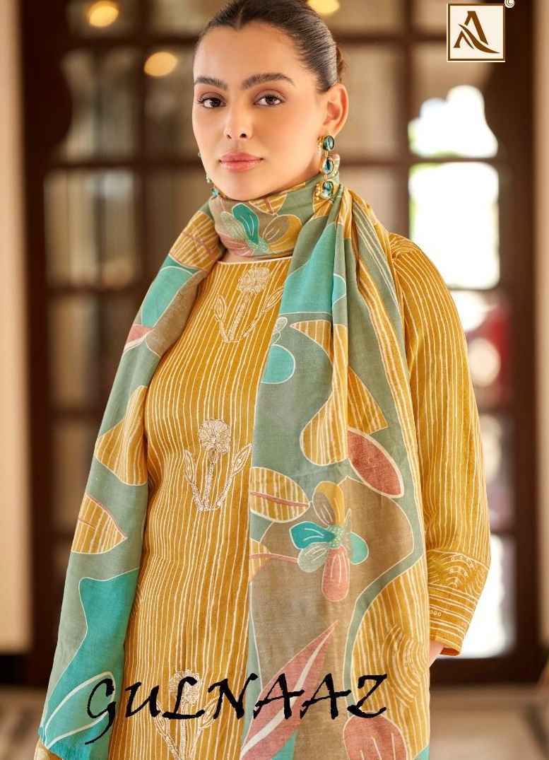 Alok Gulnaz Zam Dress Material Wholesale Price ( 6 Pcs Catalog )