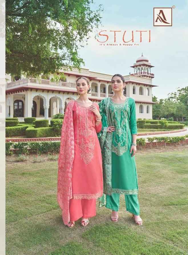 Alok Stuti Wholesale Cotton Salwar Kameez Lowest Catalog Wholesale Price ( 6 pcs Catalogue )