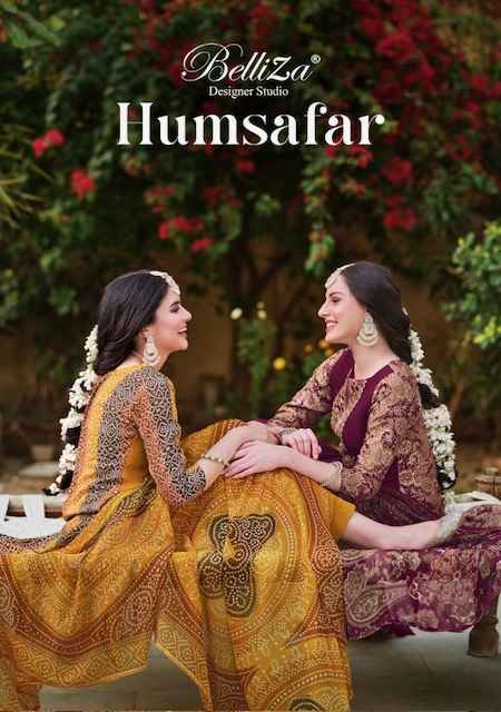 Belliza Designer Humsafar Viscouse Rayon Suits Latest Catalog ( 8 pcs Catalogue )