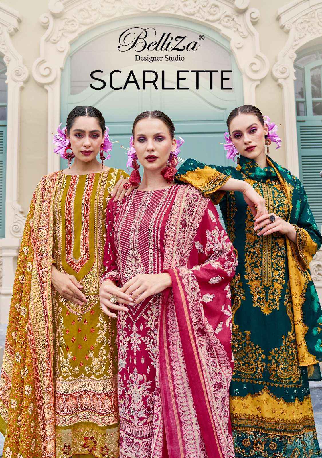 Belliza Designer Scarlette Suits Wholesale Price ( 8 pcs Catalogue )