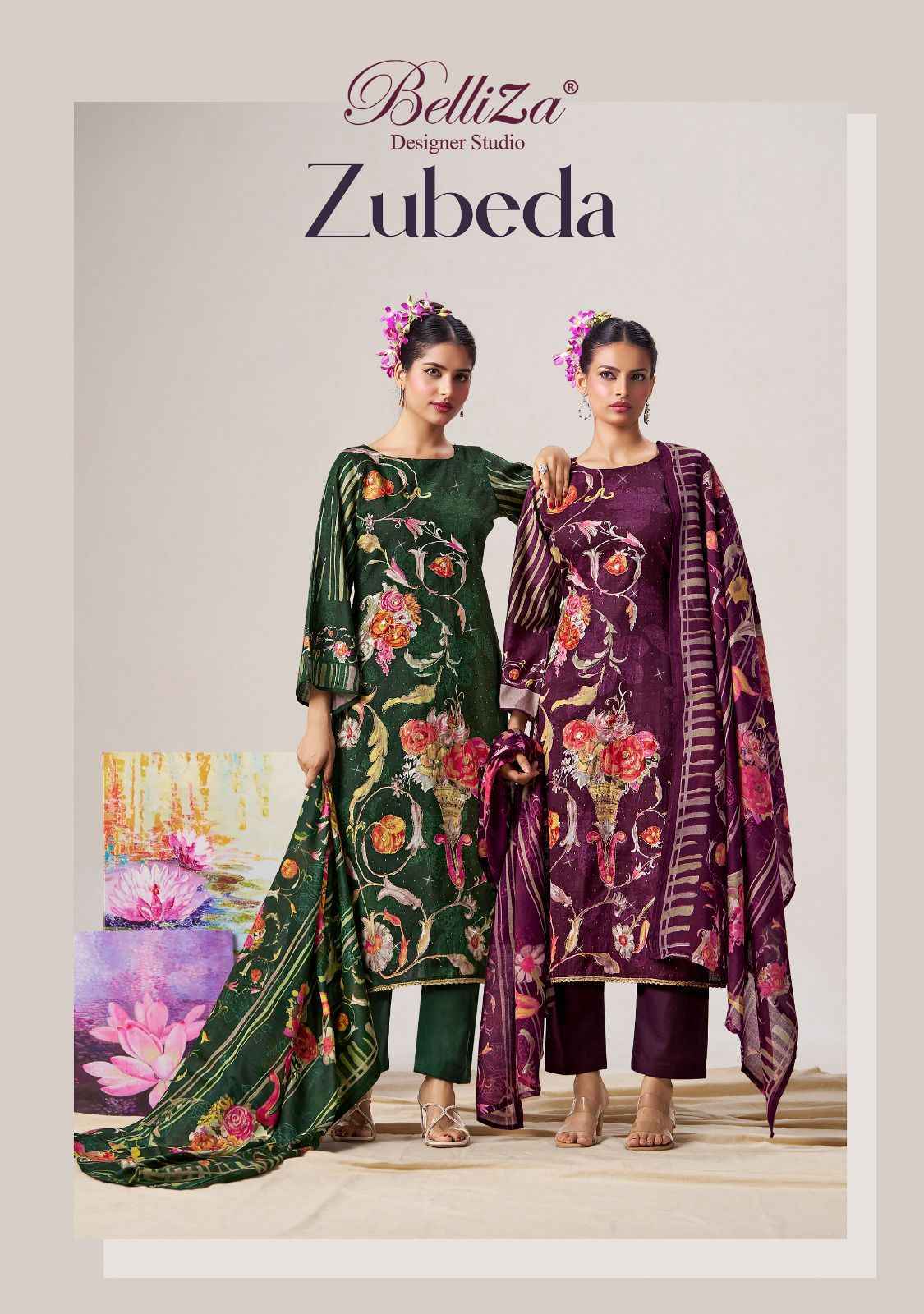 Belliza Designer Zubeda Wholesale Cotton Dress Material ( 6 pcs Catalogue )