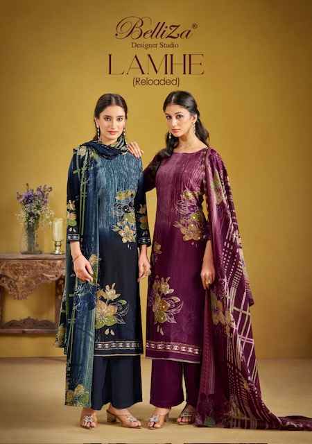 Belliza Lamhe Reloaded Viscouse Reyon Pakistani Suits ( 6 Pcs Catalogue )