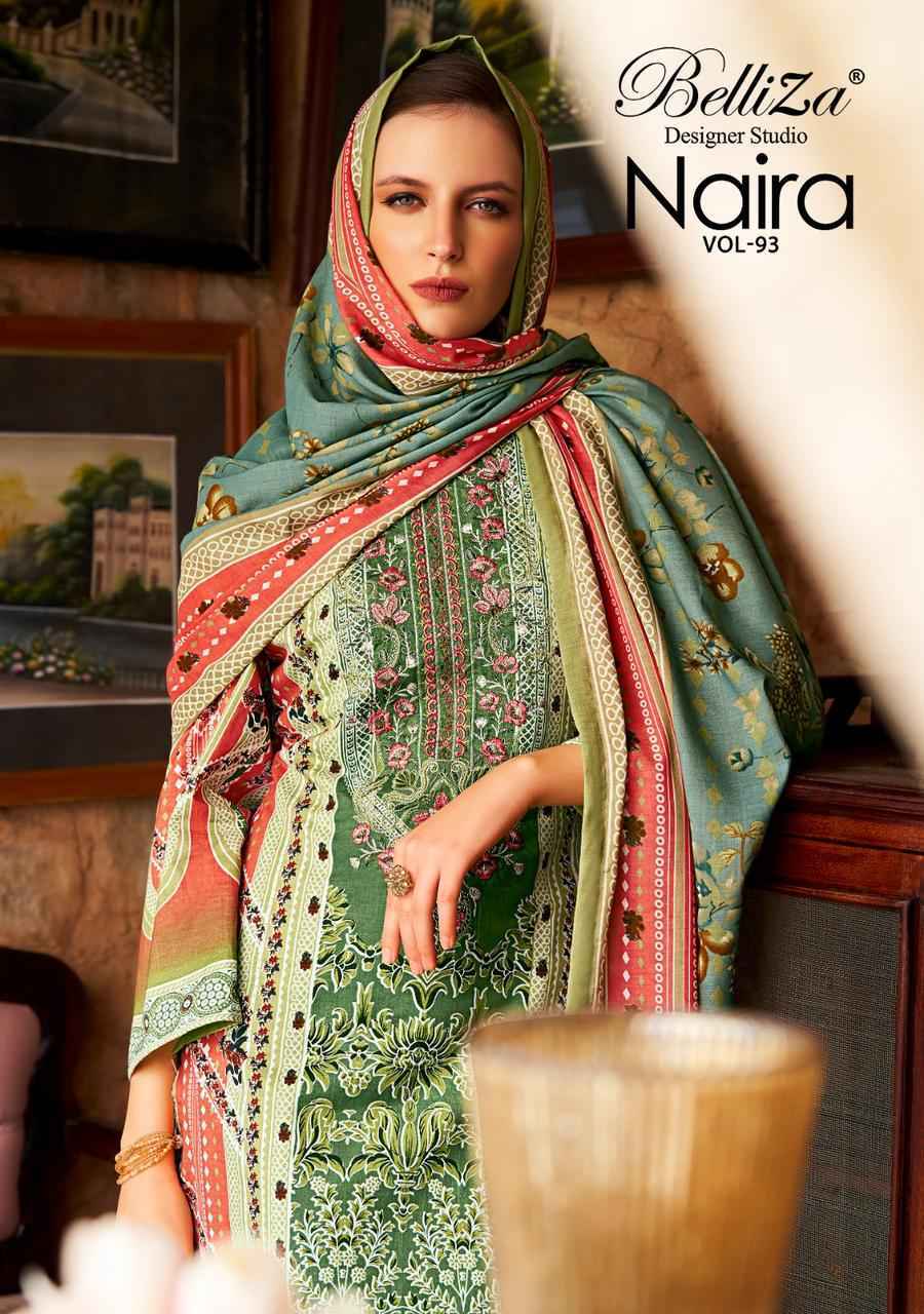 Belliza Naira Vol 93 Cotton Dress Material Wholesale Price ( 8 Pcs Catalog )