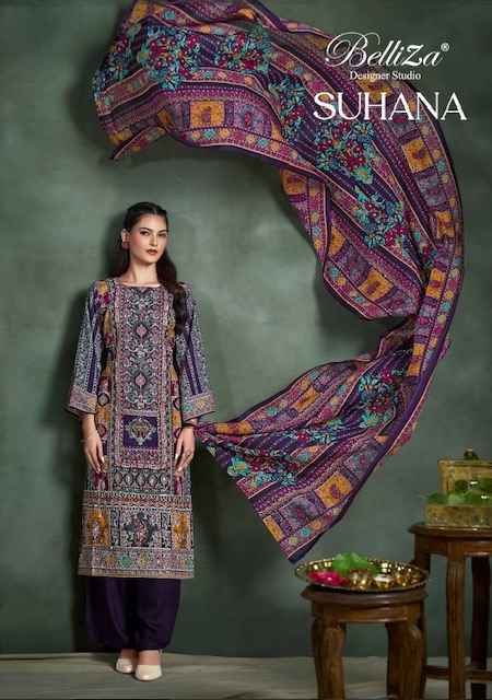 Belliza Suhana Viscouse Rayon Dress Material Wholesale Price ( 6 Pcs Catalog )