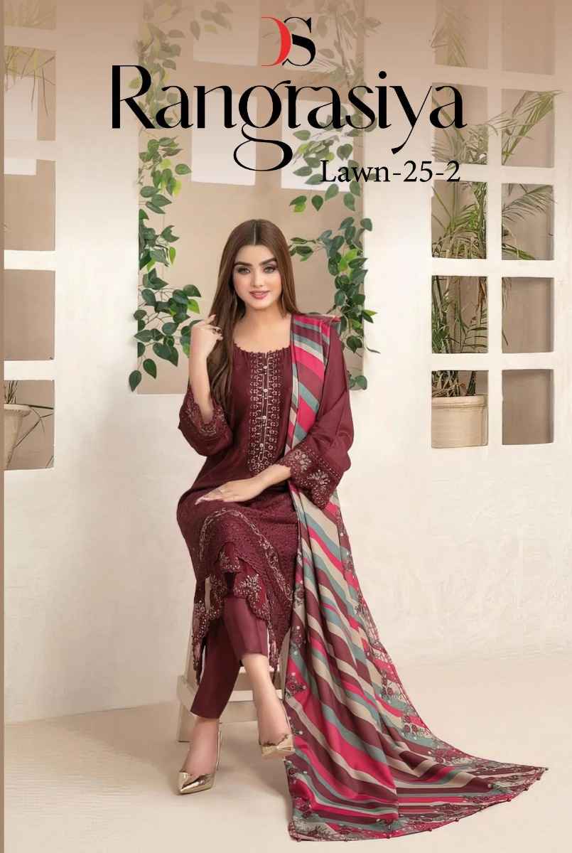 Deepsy Rangrasiya Lawn 25 Vol 2 Suit Latest Catalog Wholesale Price ( 6 Pcs Catalogue )