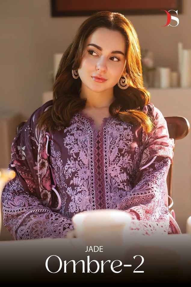 Deepsy Suits Jade Ombre 2 Wholesale Cotton Ladies Dress Material ( 4 pcs Catalogue )