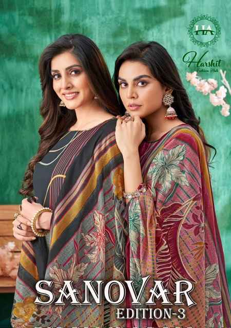 Harshit Fashion Sanovar Edition 3 Wholesale Zam Cotton Dress Material ( 6 pcs Catalogue )