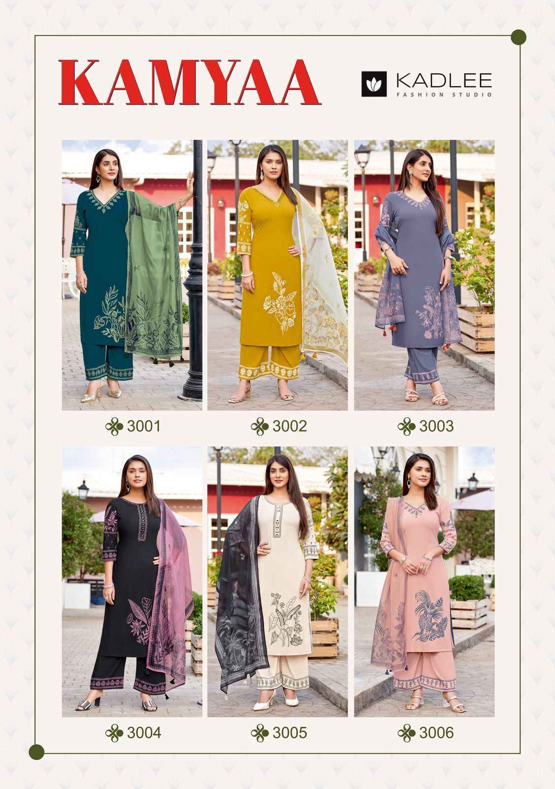 Kadlee Kamyaa Rayon Kurti Combo Wholesale Price ( 6 Pcs Catalog )