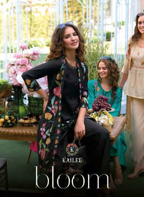 Kailee Fashion Bloom Viscouse Kurti Combo Set Wholesale Price ( 4 Pcs Catalog )