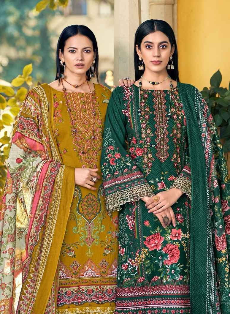 Pakiza Prints Taiyyeba Vol 52 Kashmiri Lawn Dress Material Wholesale Price ( 10 Pcs Catalog )