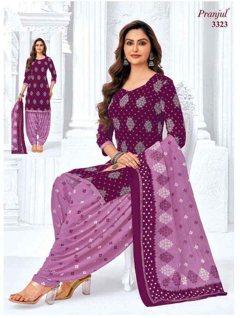 Pranjul Priyanshi Vol 33 Wholesale Cotton Salwar Kameez ( 6 pcs Catalogue )